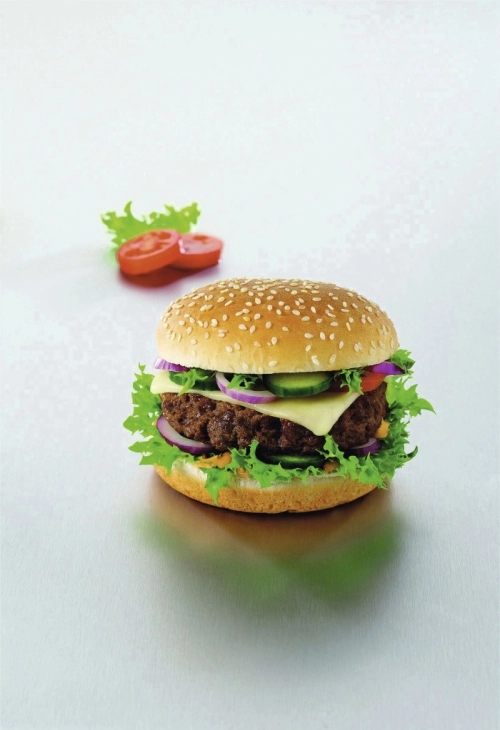 Burger Bun Sesam klasssich Foto