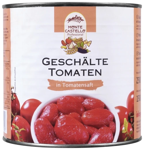 Lebensmittel Grosshandel Deal geschälte Tomaten 7112